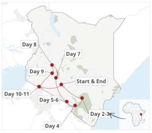 Kenya wildlife trails budget safari