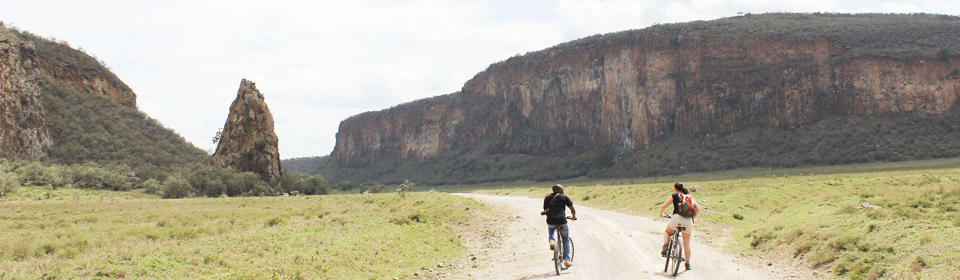 cycling at Hell's gate national park